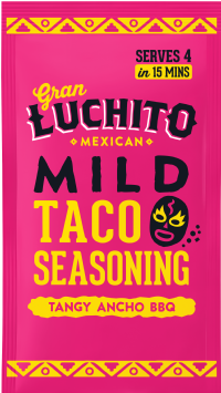GRAN LUCHITO Mild Taco Mix Seasoning - Tangy Ancho BBQ 28g