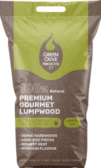 GREEN OLIVE FIREWOOD Premium Gourmet Lumpwood Grab Bag 5kg