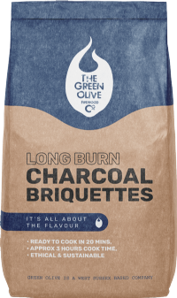 GREEN OLIVE FIREWOOD Longburn Charcoal Briquettes 4kg