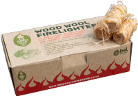 GREEN OLIVE FIREWOOD Wood Wool Firelighters 48pk