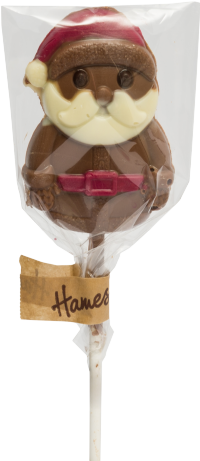 HAMES Milk Chocolate Santa Lollipop 25g