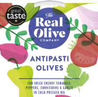 THE REAL OLIVE COMPANY Antipasti Mix Deli Pot 160g