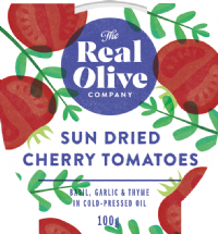 THE REAL OLIVE COMPANY Sun Dried Cherry Tomatoes - Deli Pot 100g