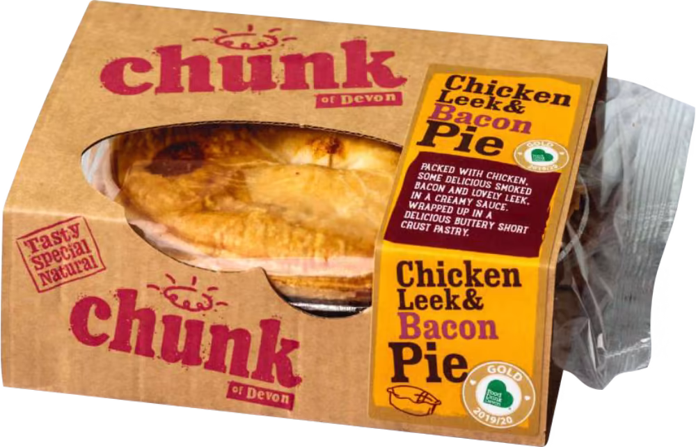 CHUNK OF DEVON Chicken, Leek & Bacon Pie 265g