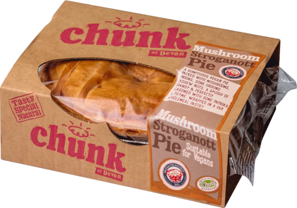 CHUNK OF DEVON Mushroom Stroganott Pie 265g