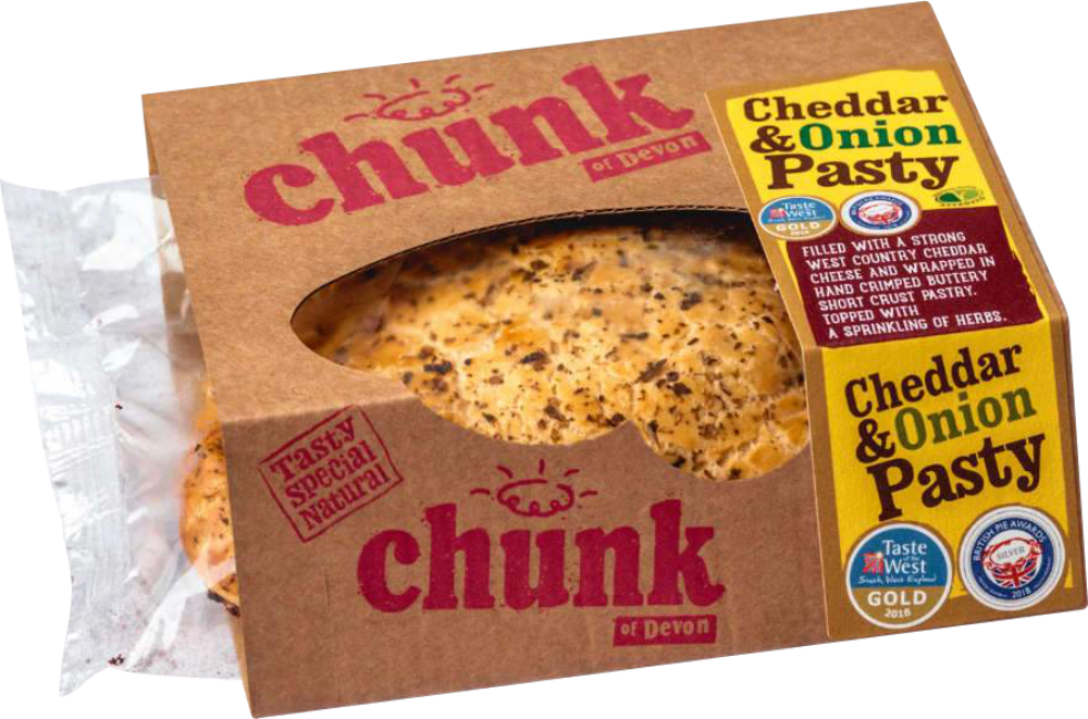 CHUNK OF DEVON Cheddar & Onion Pasty 272g