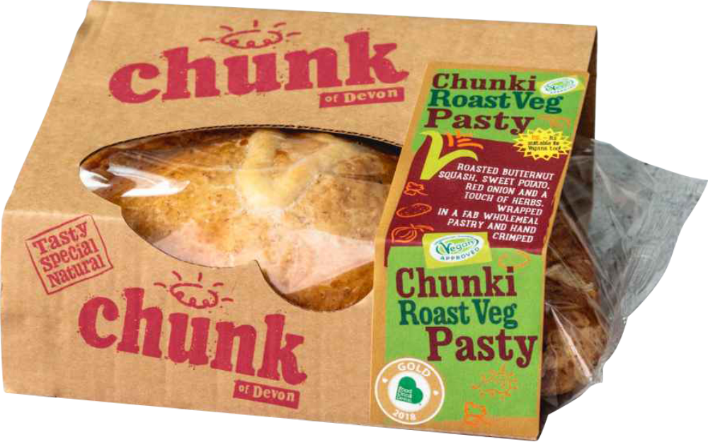 CHUNK OF DEVON Chunki Roast Veg Pasty 272g