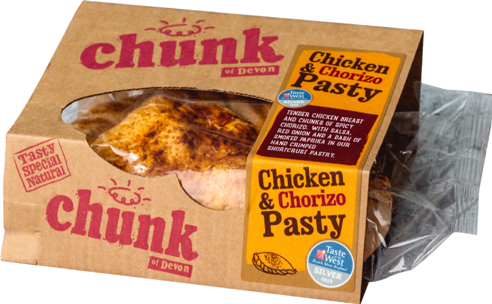 CHUNK OF DEVON Chicken & Chorizo Pasty 272g