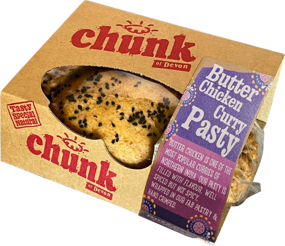 CHUNK OF DEVON Butter Chicken Curry Pasty 272g