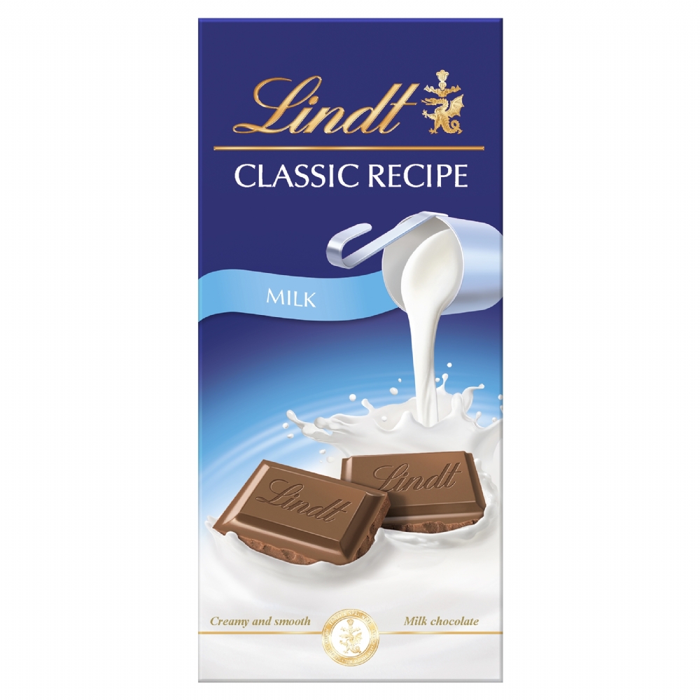 Lindt Classic Recipe Bar - Milk 100g