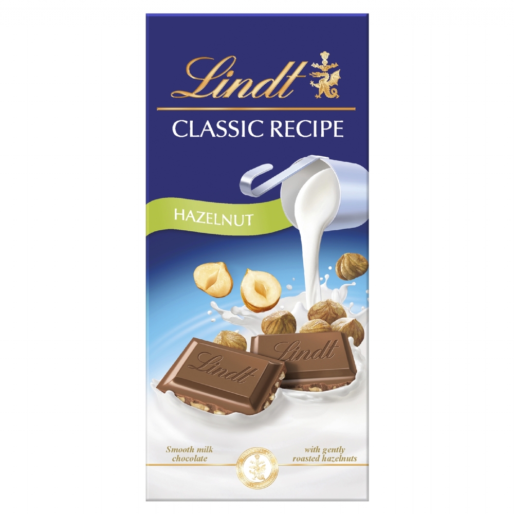 Lindt Classic Recipe Bar - Hazelnut 100g