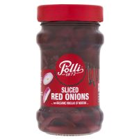 POLLI Sliced Red Onions with Balsamic Vinegar of Modena 190g
