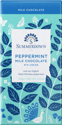 SUMMERDOWN Peppermint Milk Chocolate Bar 80g