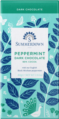 SUMMERDOWN Peppermint Dark Chocolate Bar 80g