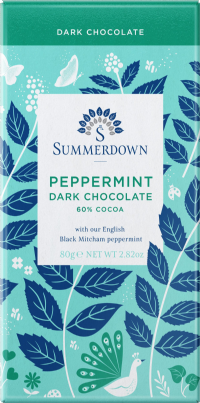 SUMMERDOWN Peppermint Dark Chocolate Bar 80g