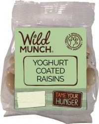 WILD MUNCH Yoghurt Coated Raisins 125g