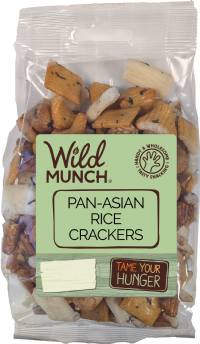 WILD MUNCH Pan-Asian Rice Crackers 125g