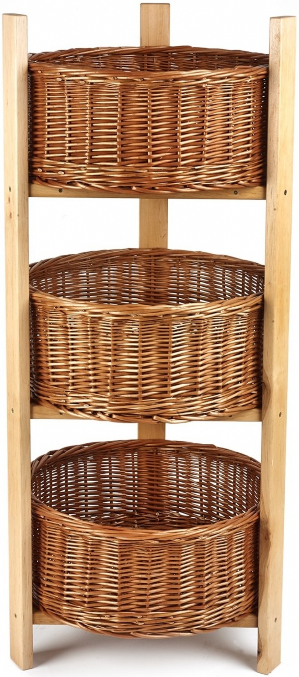 GADSBY 3 Tier Round Basket Display Stand
