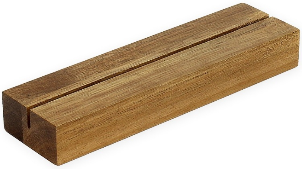 GADSBY Acacia Wood Menu Holder A4