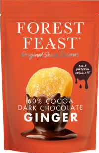 FOREST FEAST 60% Cocoa Dark Chocolate Ginger 130g