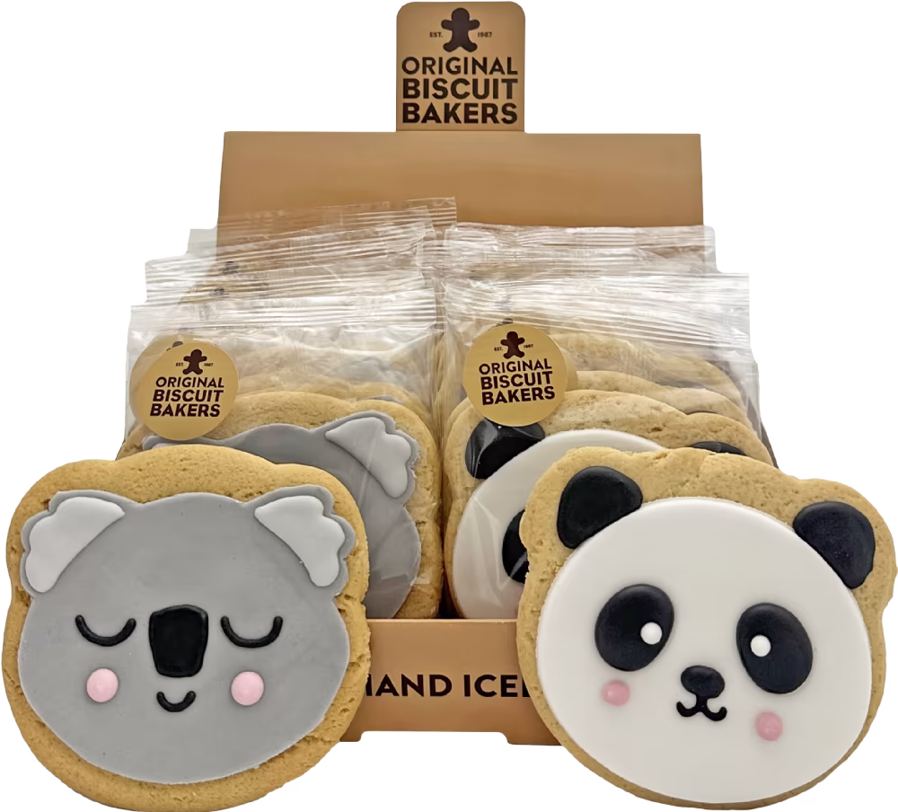 ORIGINAL BISCUIT BAKERS Panda & Koala Sugar Cookie 75g