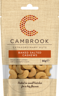 CAMBROOK Baked Salted Cashews 80g