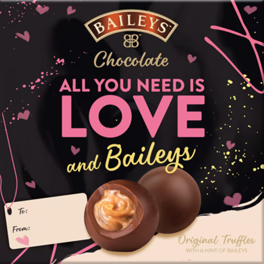 BAILEYS 'All You Need Is Love' Gift Box - Original Truffles 100g