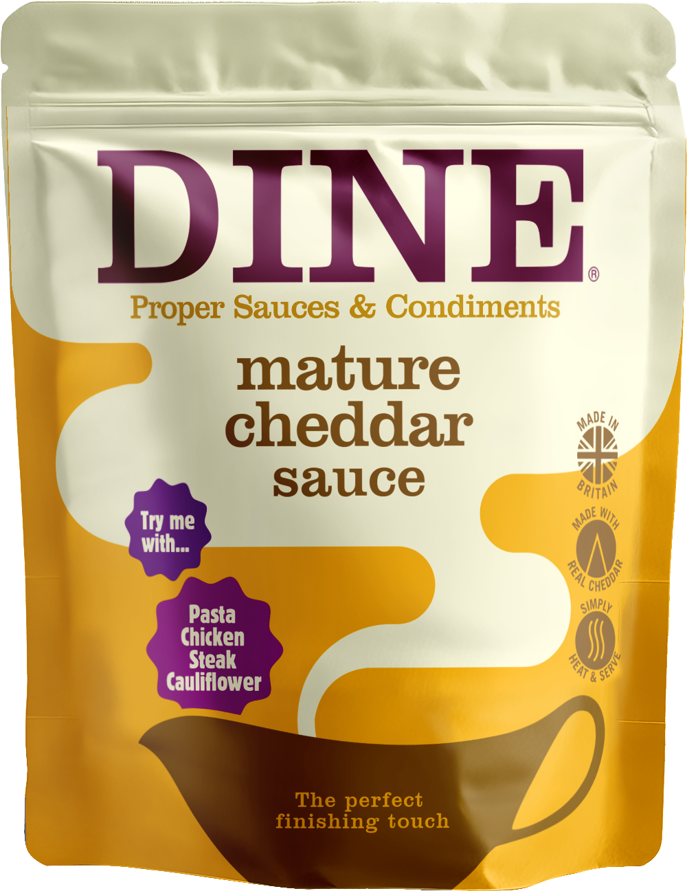 ATKINS & POTTS Mature Cheddar Sauce 200g