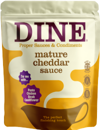 DINE Mature Cheddar Sauce 200g