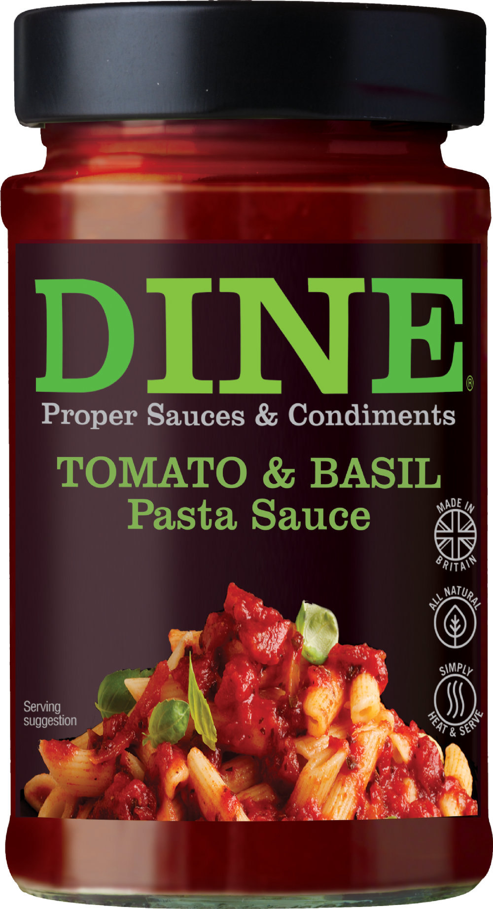 ATKINS & POTTS Tomato & Basil Pasta Sauce 350g