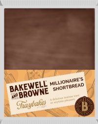 BAKEWELL AND BROWNE Traybakes - Millionaire's Shortbread 340g