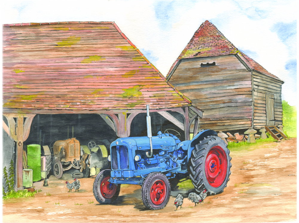 SUE PODBERY Fordson Major Card