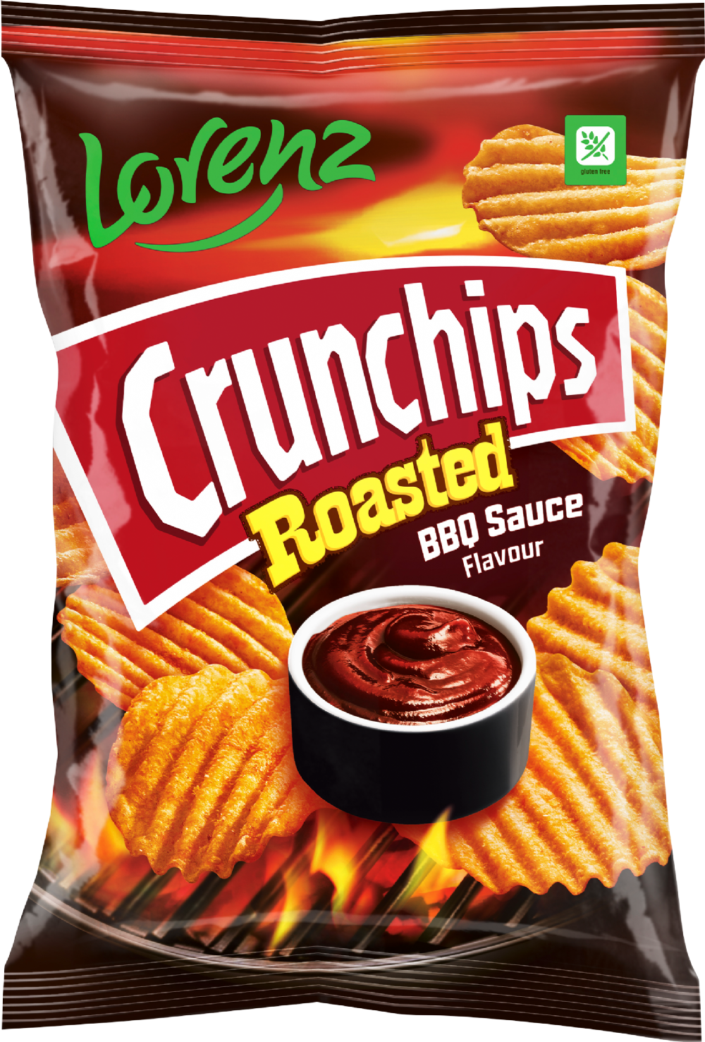 LORENZ Crunchips Roasted - BBQ Sauce 120g
