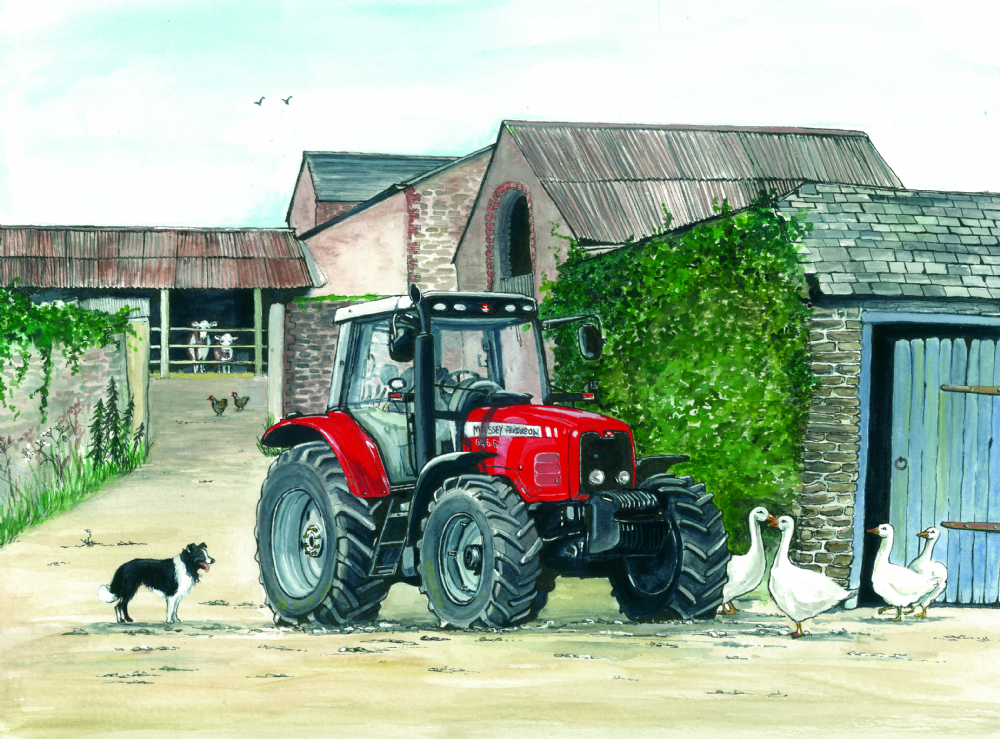 SUE PODBERY New Massey Ferguson Card