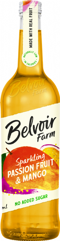 BELVOIR Sparkling Passion Fruit & Mango - No Added Sugar 750ml