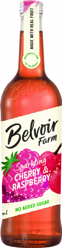BELVOIR Sparkling Cherry & Raspberry - No Added Sugar 750ml
