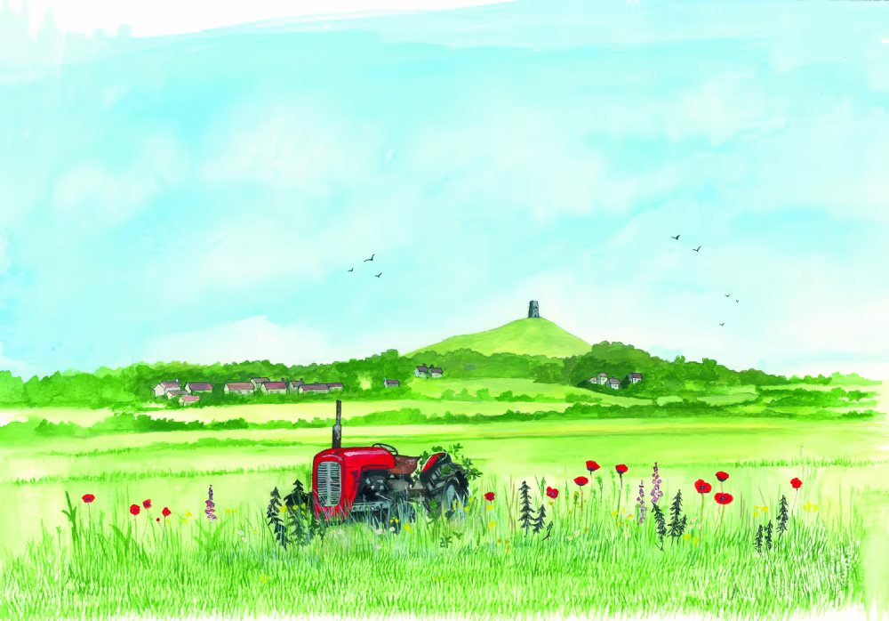 SUE PODBERY Red Fergie 35 & Tor Card