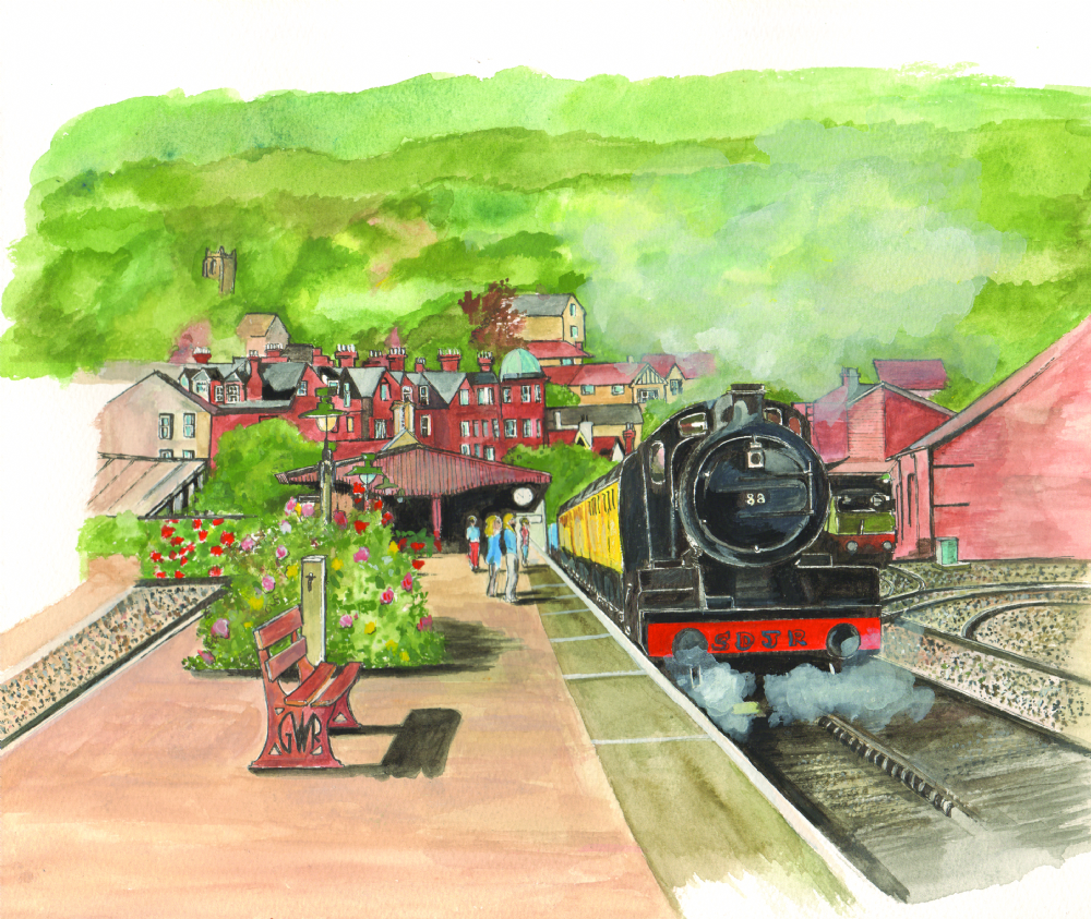 SUE PODBERY Minehead Station Cards