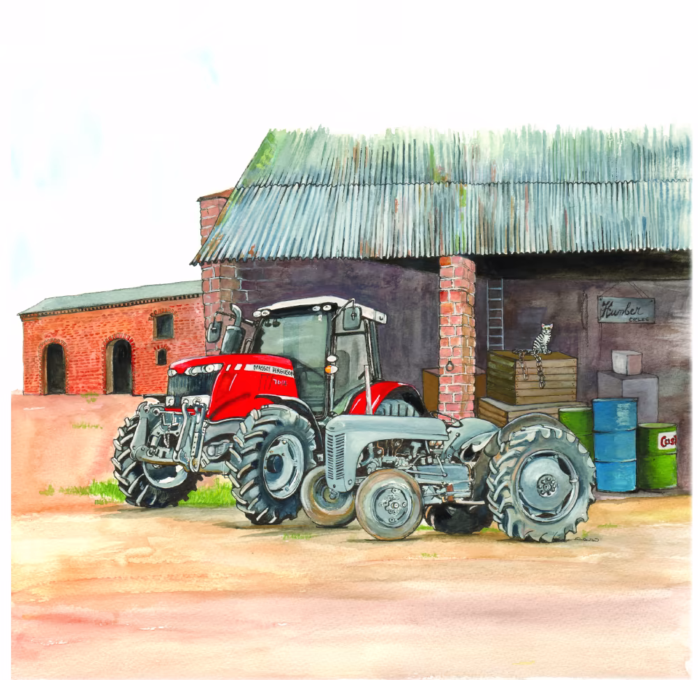 SUE PODBERY New and Old Fergie's Card