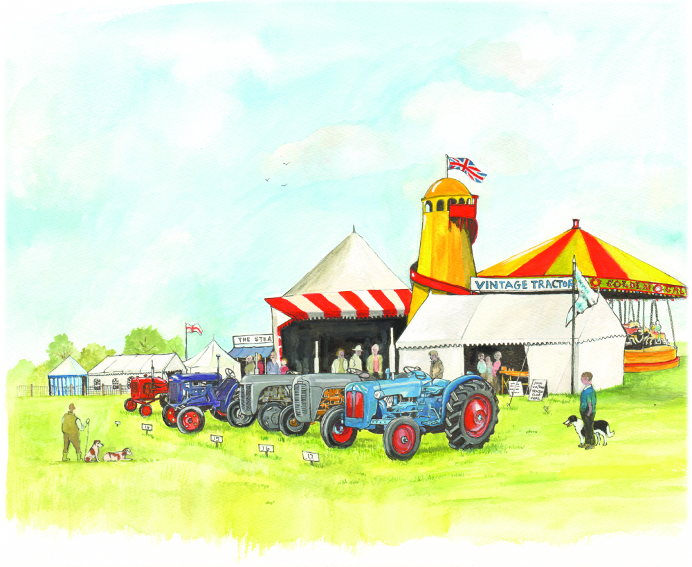 SUE PODBERY Classic Tractor Fair Card
