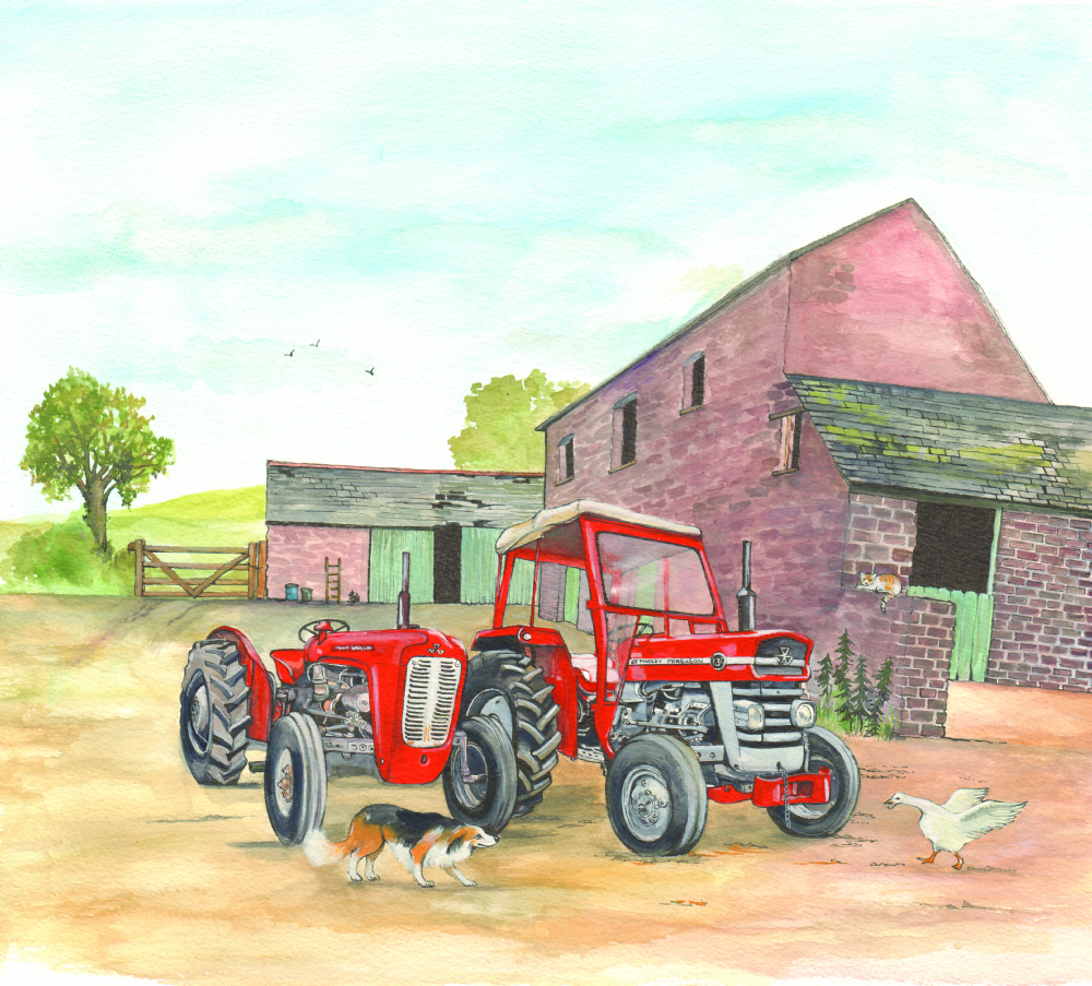 SUE PODBERY Classic & Vintage Masseys Card