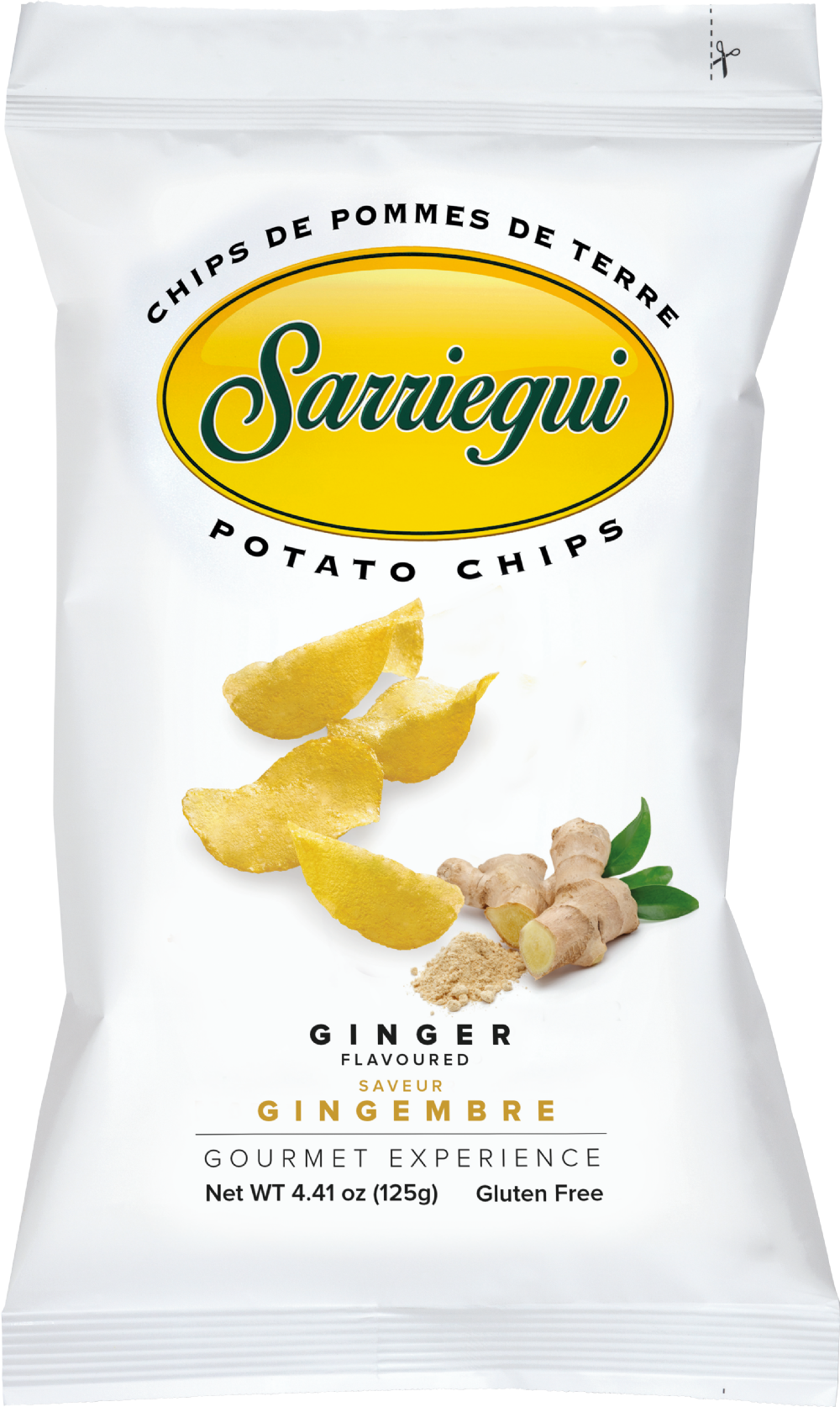 SARRIEGUI Potato Chips - Ginger 125g