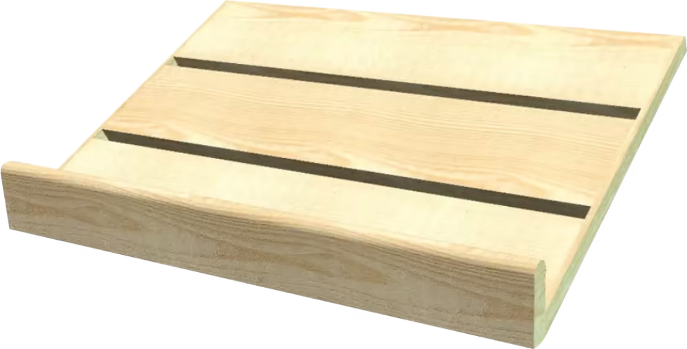 GADSBY Sloping Cratewall Shelf 50cm