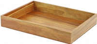 GADSBY Acacia Shallow Wooden Create 40 x 30cm