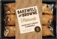 BAKEWELL AND BROWNE Pâtisserie - Hazelnut Cream Cannoli 180g