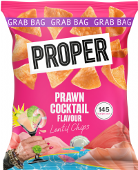 PROPER Chips - Prawn Cocktail Flavour Lentil Chips Grab Bag 31g