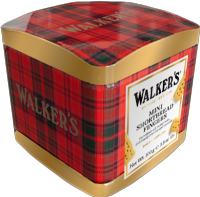 WALKER'S Mini Shortbread Fingers - Tartan Tin 100g