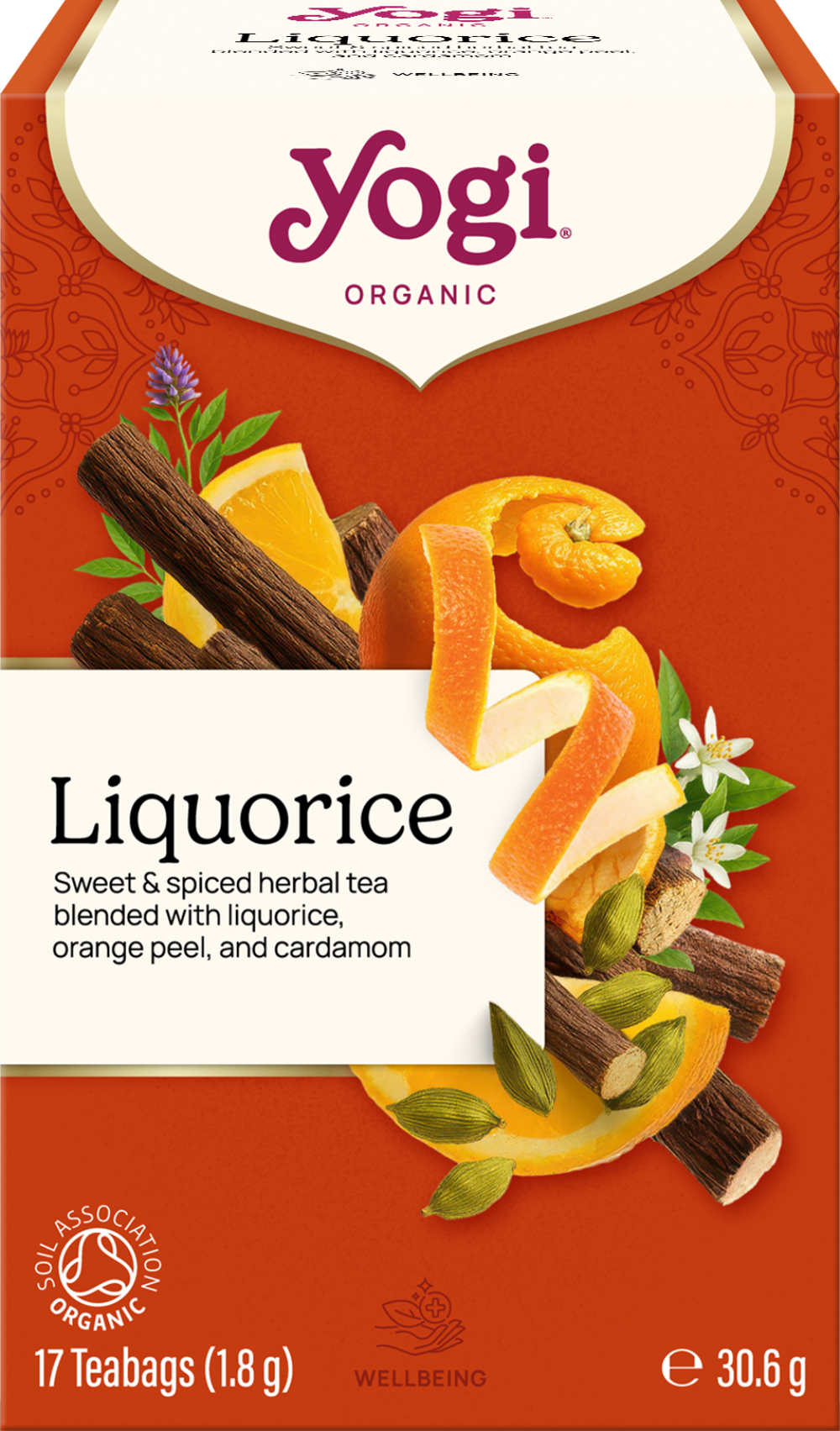 YOGI TEA Liquorice - 17 Teabags 30.6g