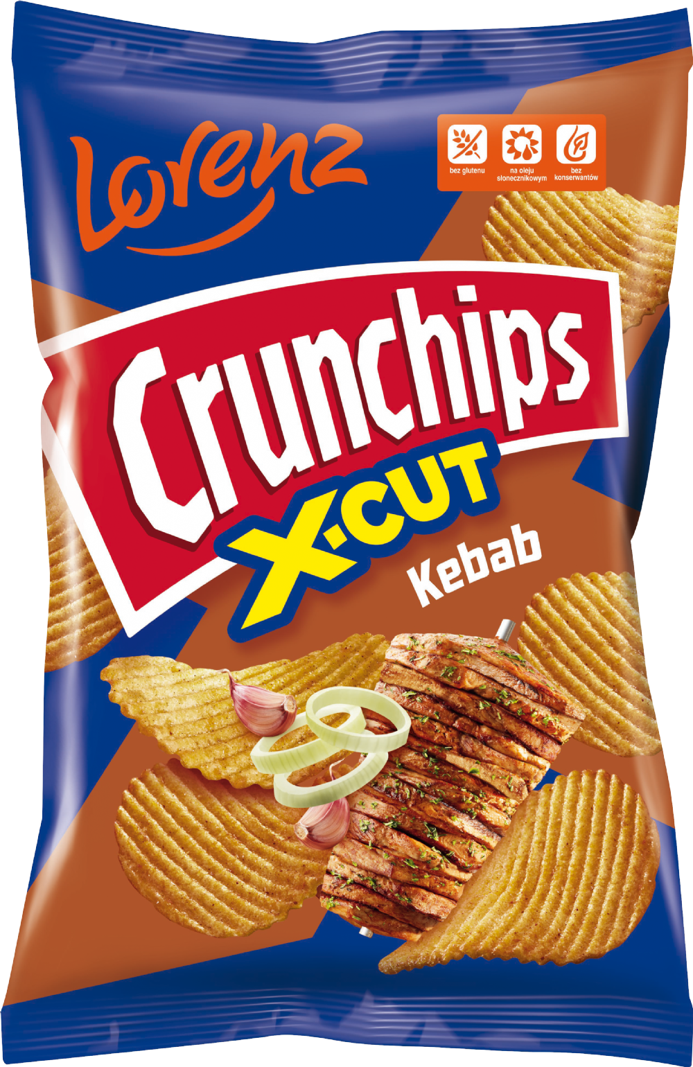 LORENZ Crunchips X-Cut - Kebab 130g