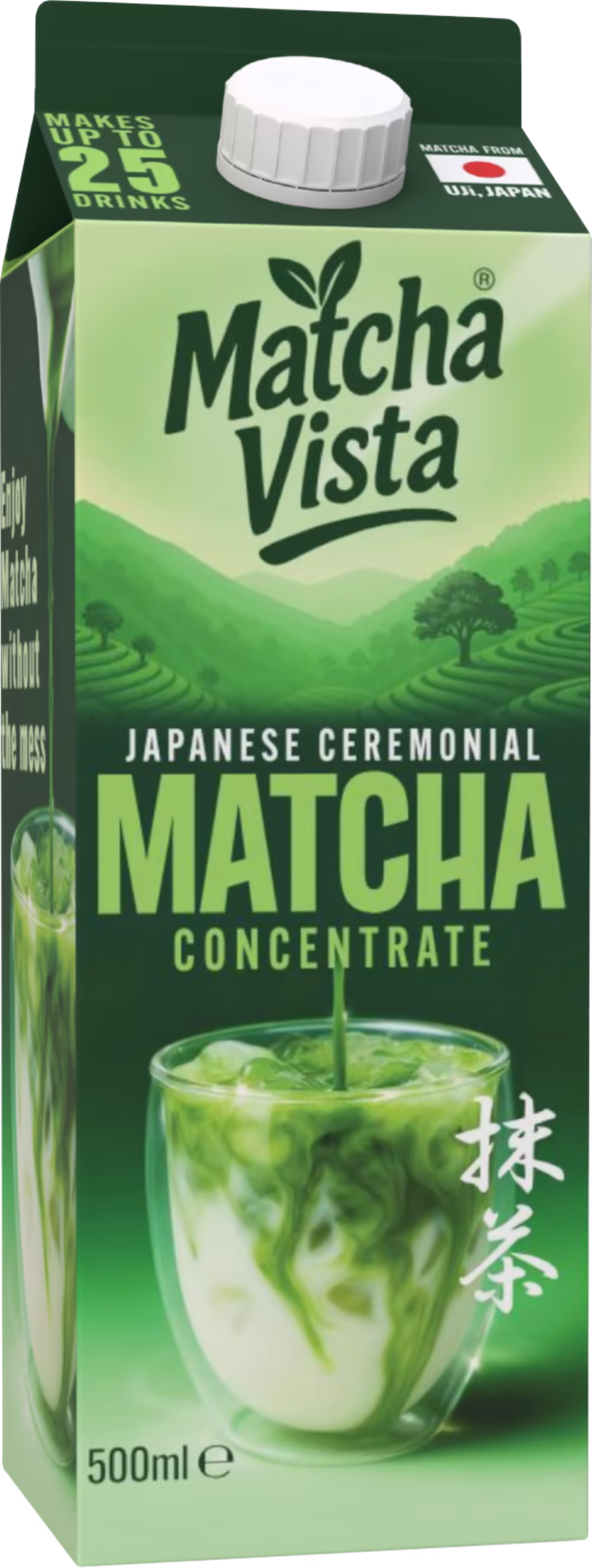 MATCHA VISTA Japanese Ceremonial Matcha Concentrate 500ml